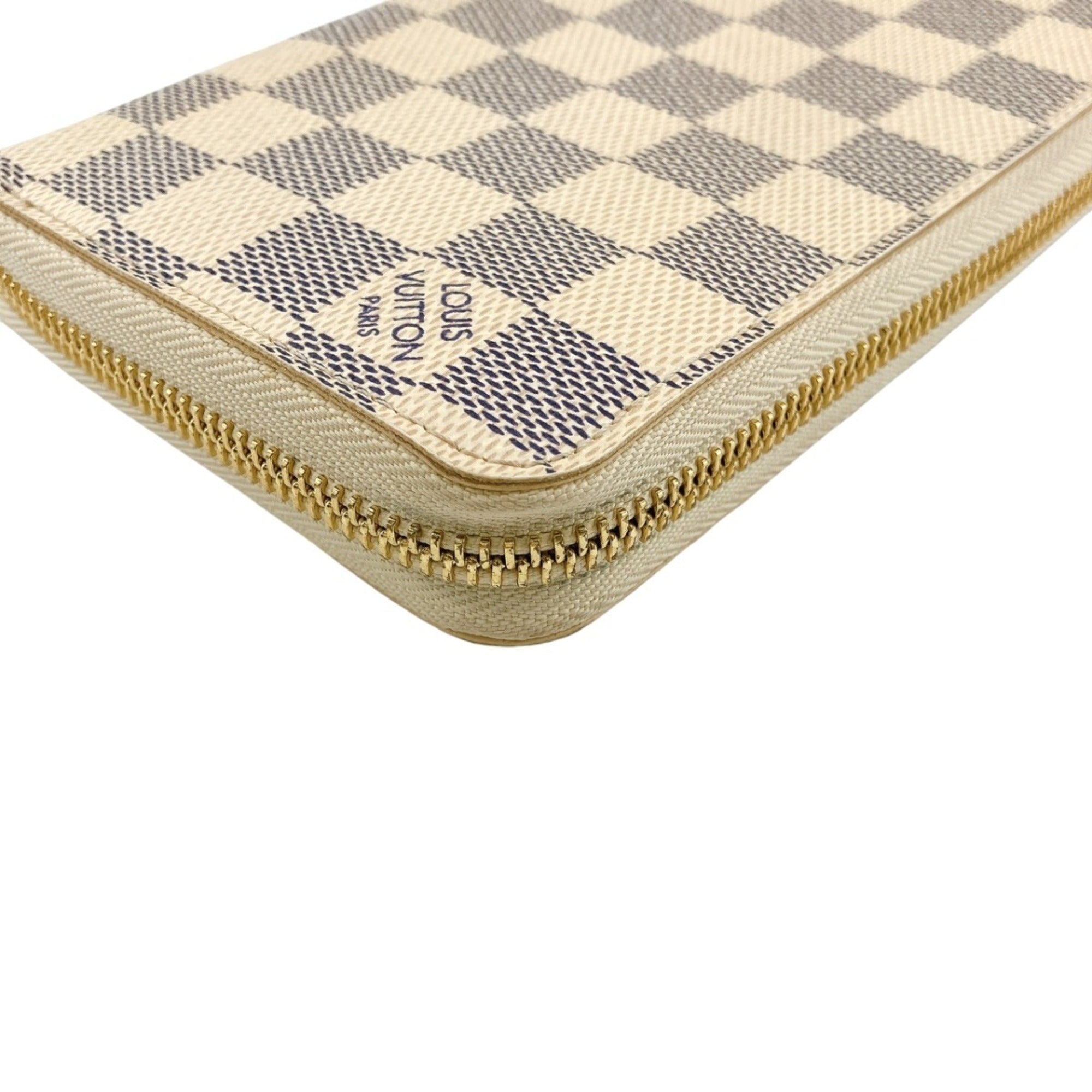 Louis Vuitton Damier Azur White Damier Azur Long Wallet