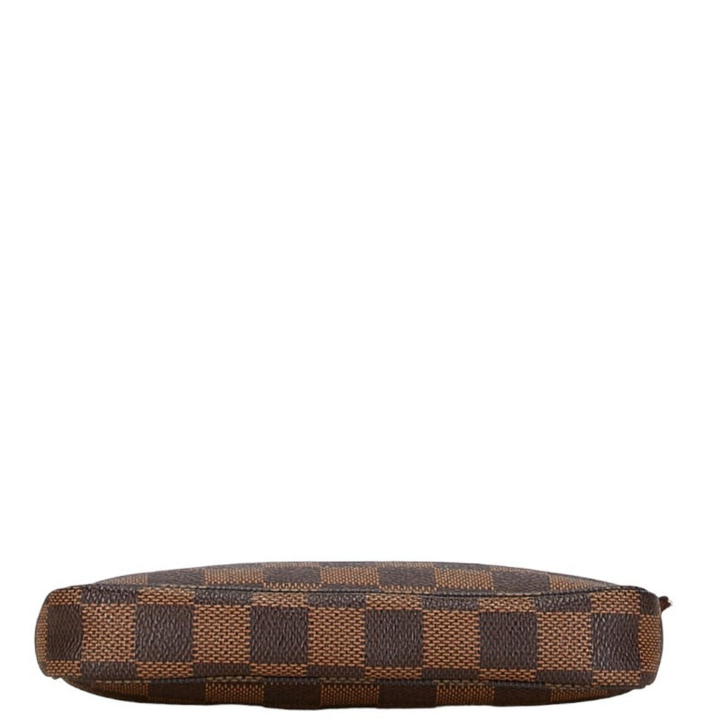 Louis Vuitton Brown Pvc Leather Handbag Pochette Pouch