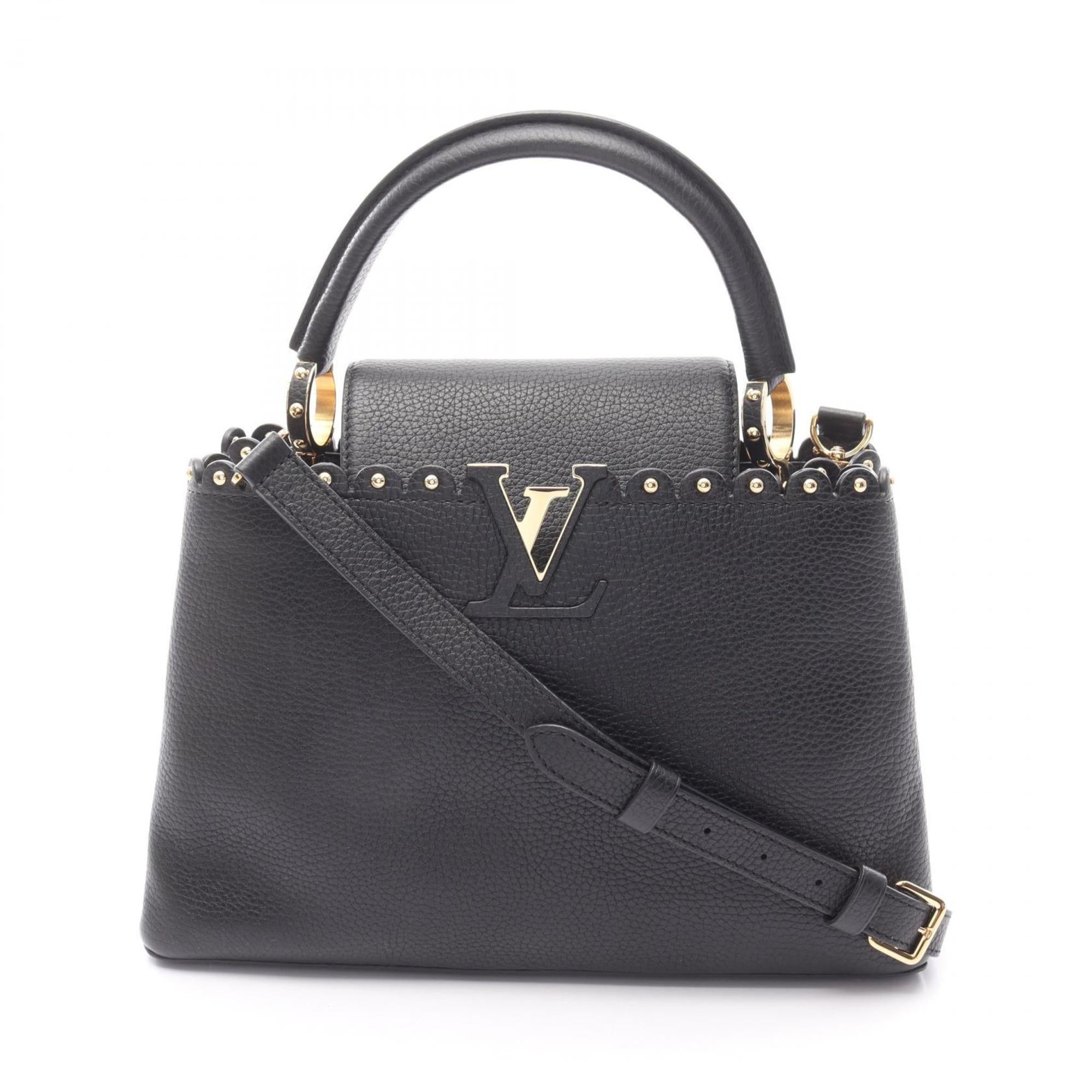Louis Vuitton Black Noir Leather Handbag