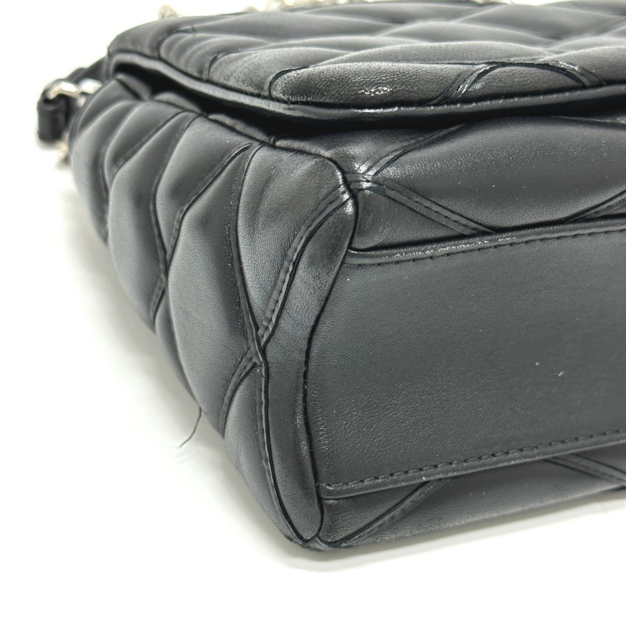 Louis Vuitton Black Noir Leather Handbag Shoulder Bag