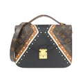 Louis Vuitton Monogram Marron Coated Canvas Leather Handbag Pochette