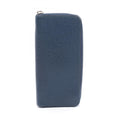 Louis Vuitton Navy Leather Long Wallet