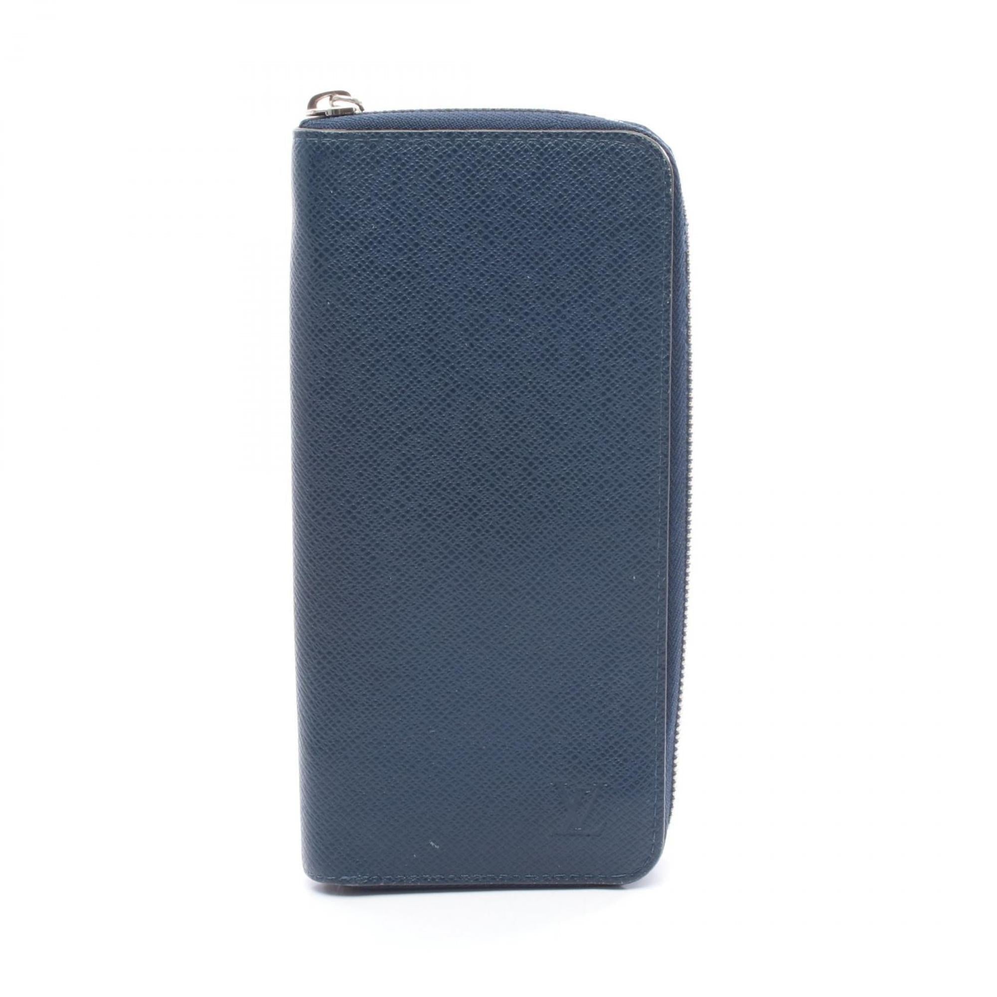 Louis Vuitton Navy Leather Long Wallet