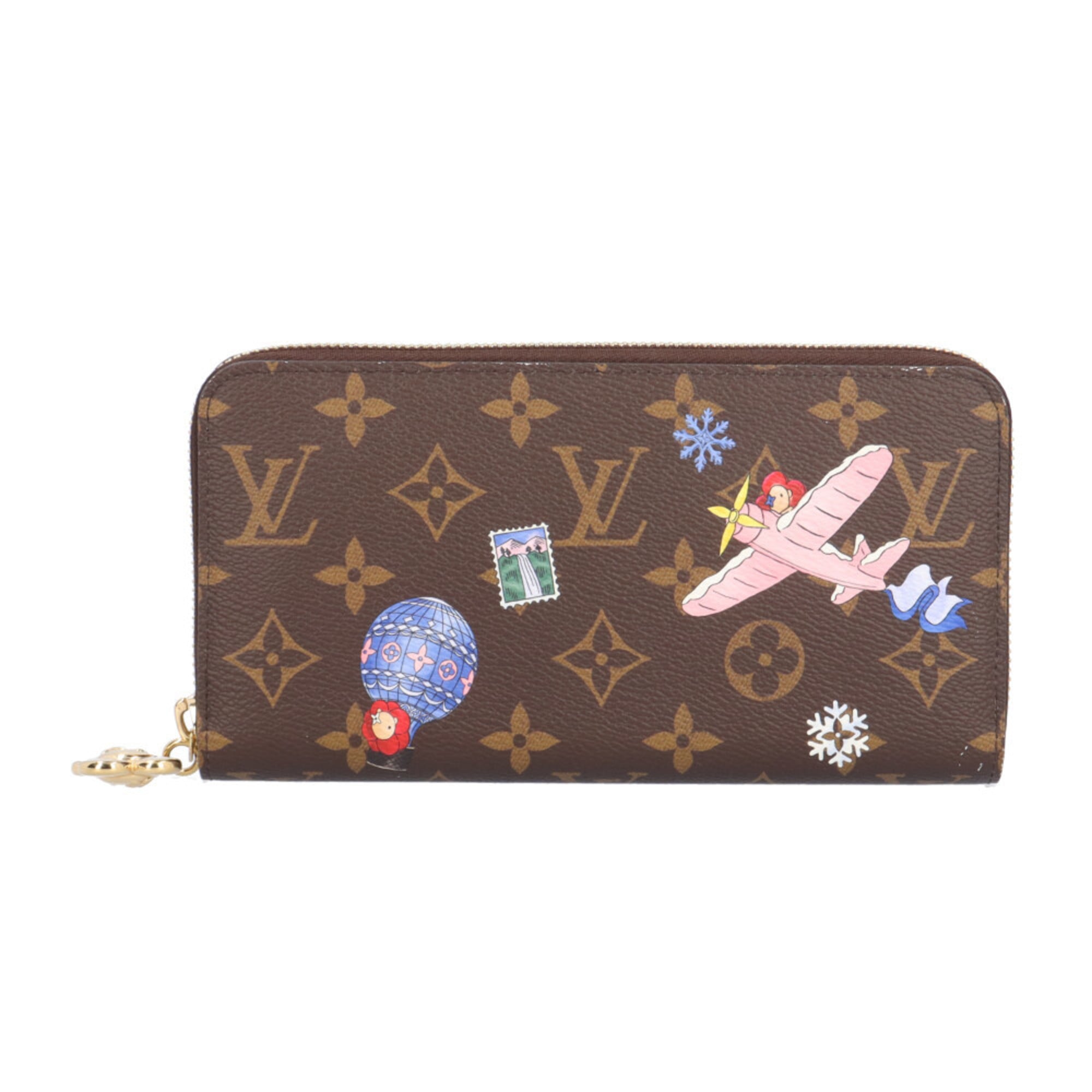 Louis Vuitton Brown Multi-Color Monogram Canvas Long Wallet