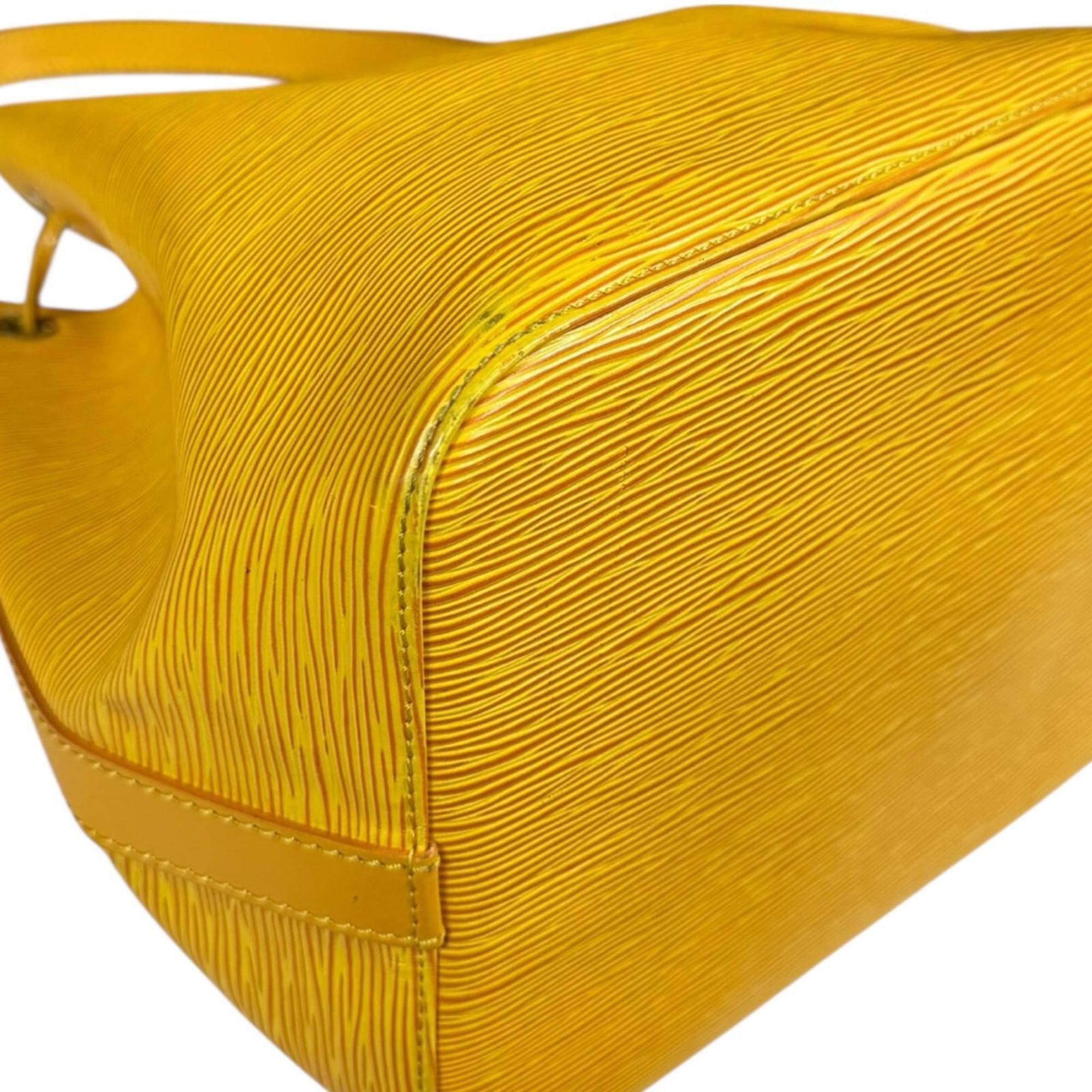 Louis Vuitton Epi Yellow Epi Leather Shoulder Bag