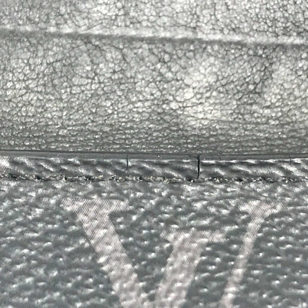 Louis Vuitton Black Gray Monogram Eclipse Canvas Wallet (Tri-Fold)