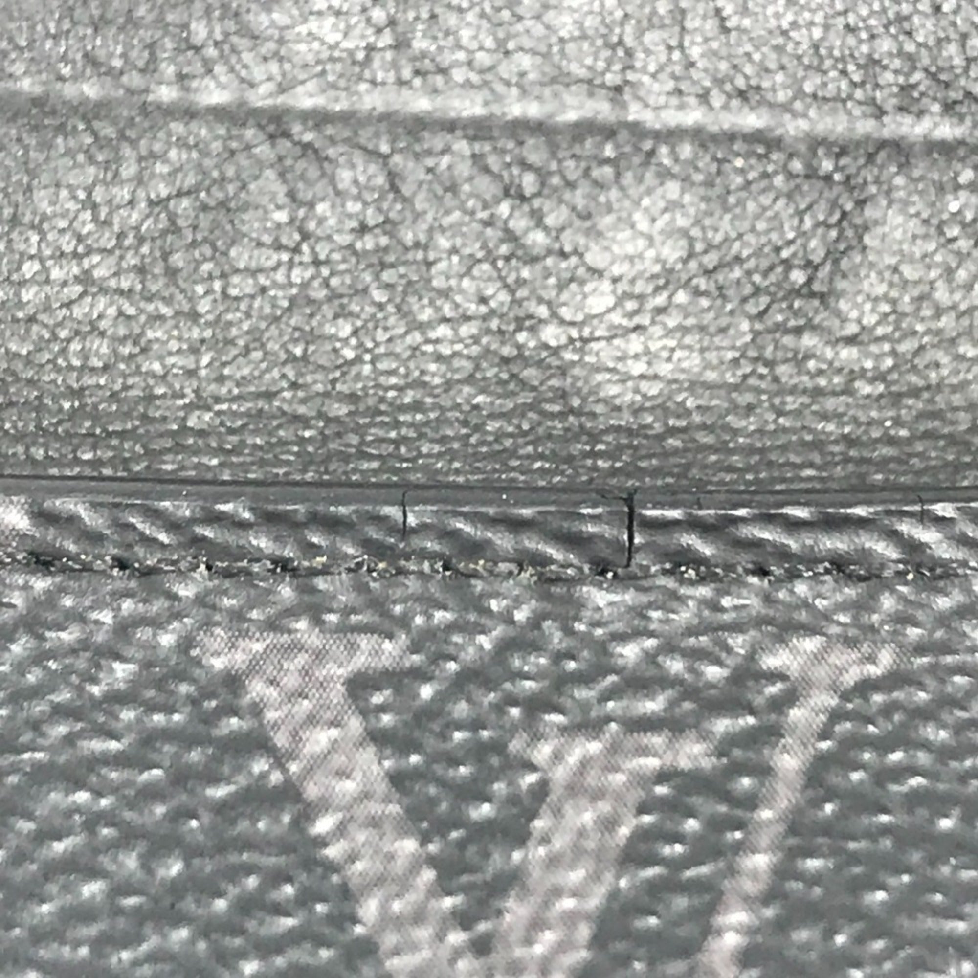 Louis Vuitton Black Gray Monogram Eclipse Canvas Wallet (Tri-Fold)