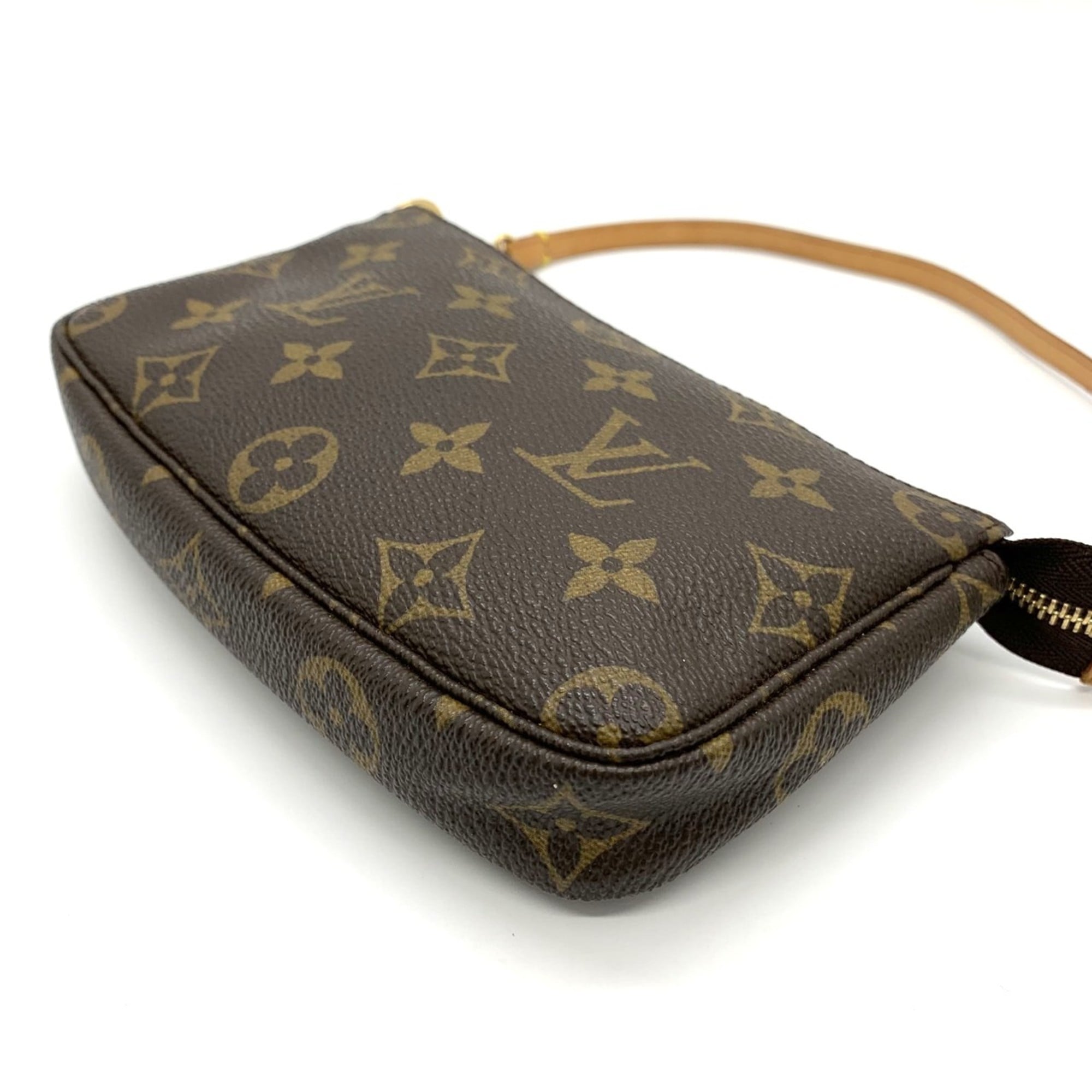 Louis Vuitton Monogram Brown Monogram Pochette Pouch