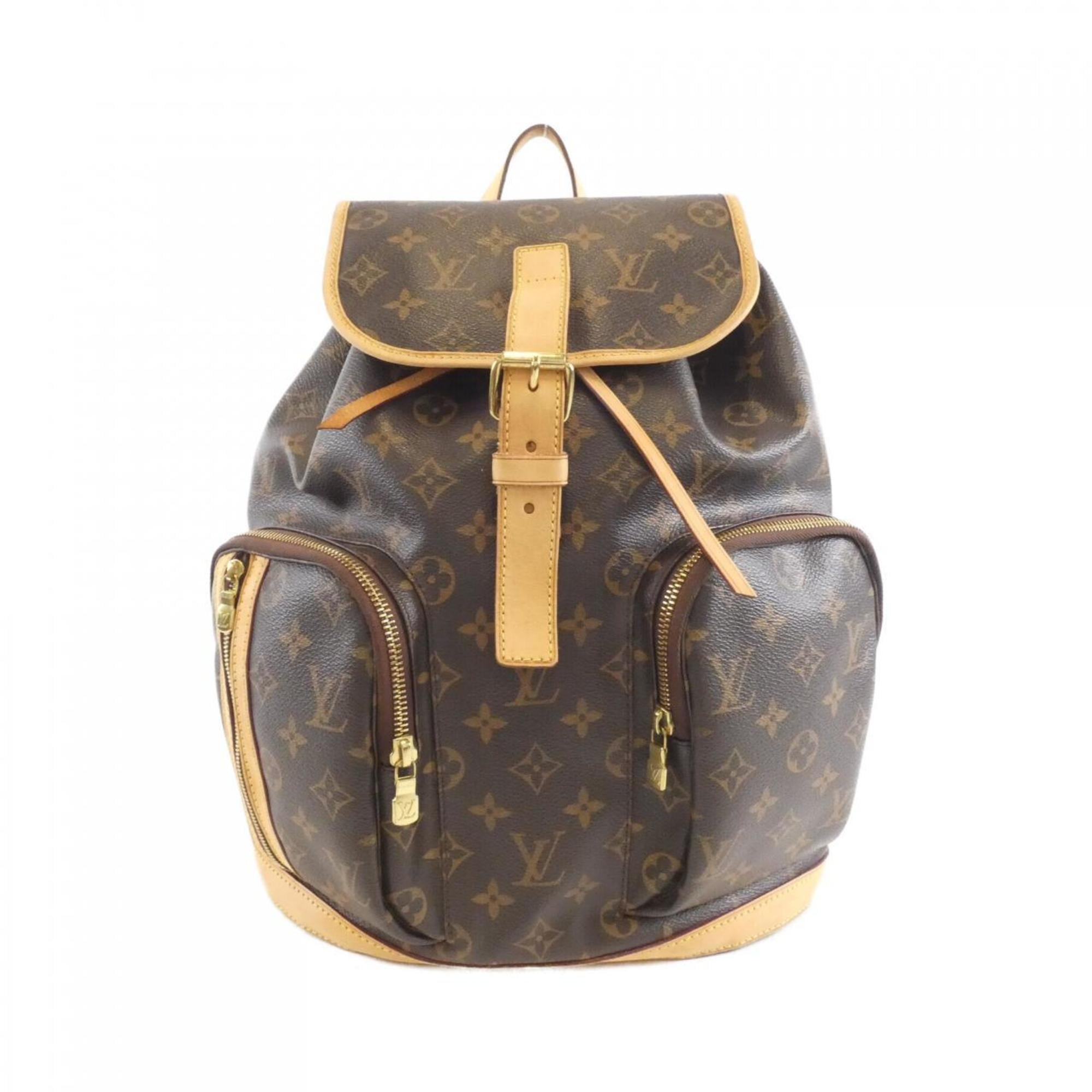 Louis Vuitton Monogram Marron Coated Canvas Backpack