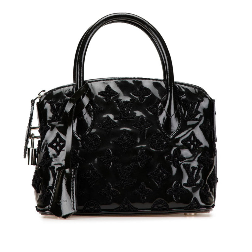 Louis Vuitton Black Noir Patent Leather Handbag