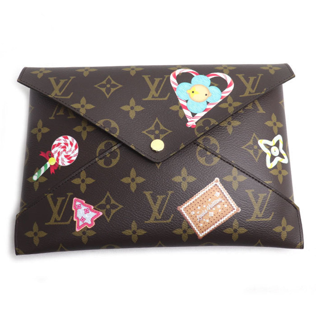 Louis Vuitton Brown Monogram Clutch Bag