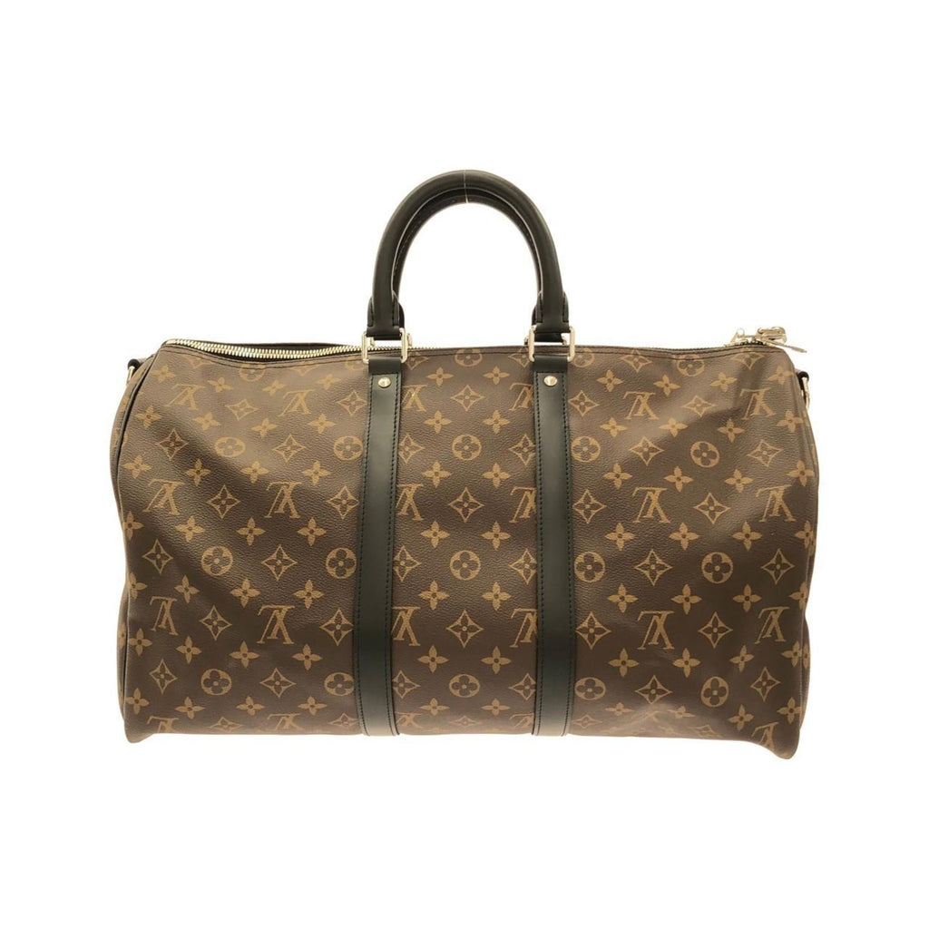 Louis Vuitton Marron Coated Canvas Boston Bag
