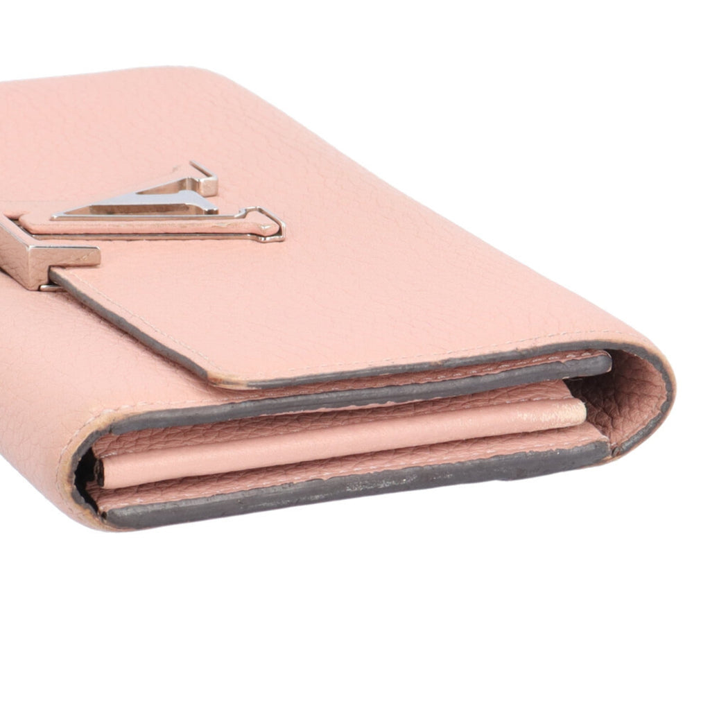 Louis Vuitton Galle Magnolia Or Pink Leather Coin Purse/Coin Case
