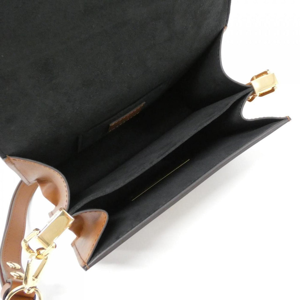 Louis Vuitton Marron Coated Canvas Shoulder Bag