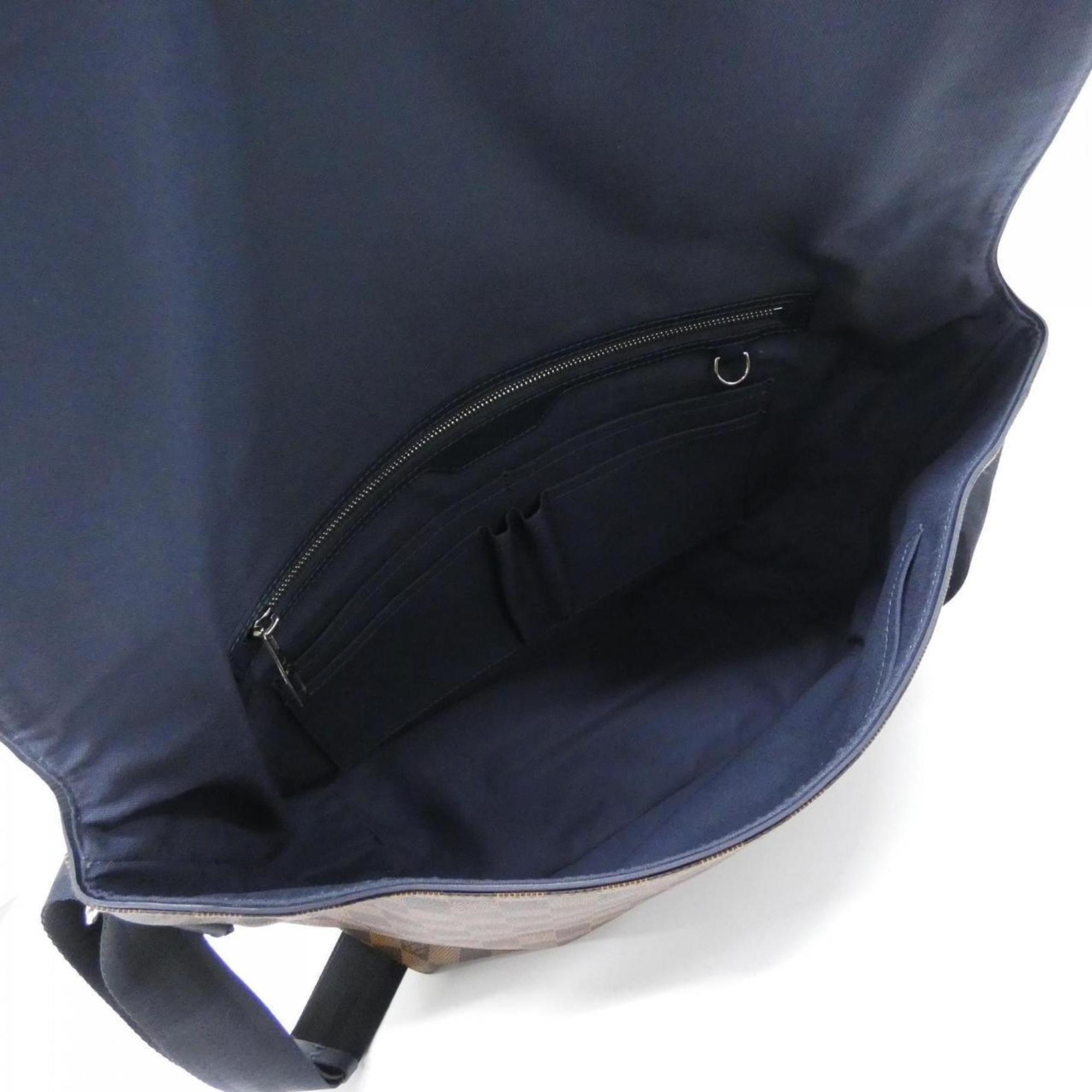 Louis Vuitton Blue Ebene Coated Canvas Shoulder Bag