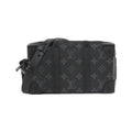 Louis Vuitton Black Coated Canvas Shoulder Bag