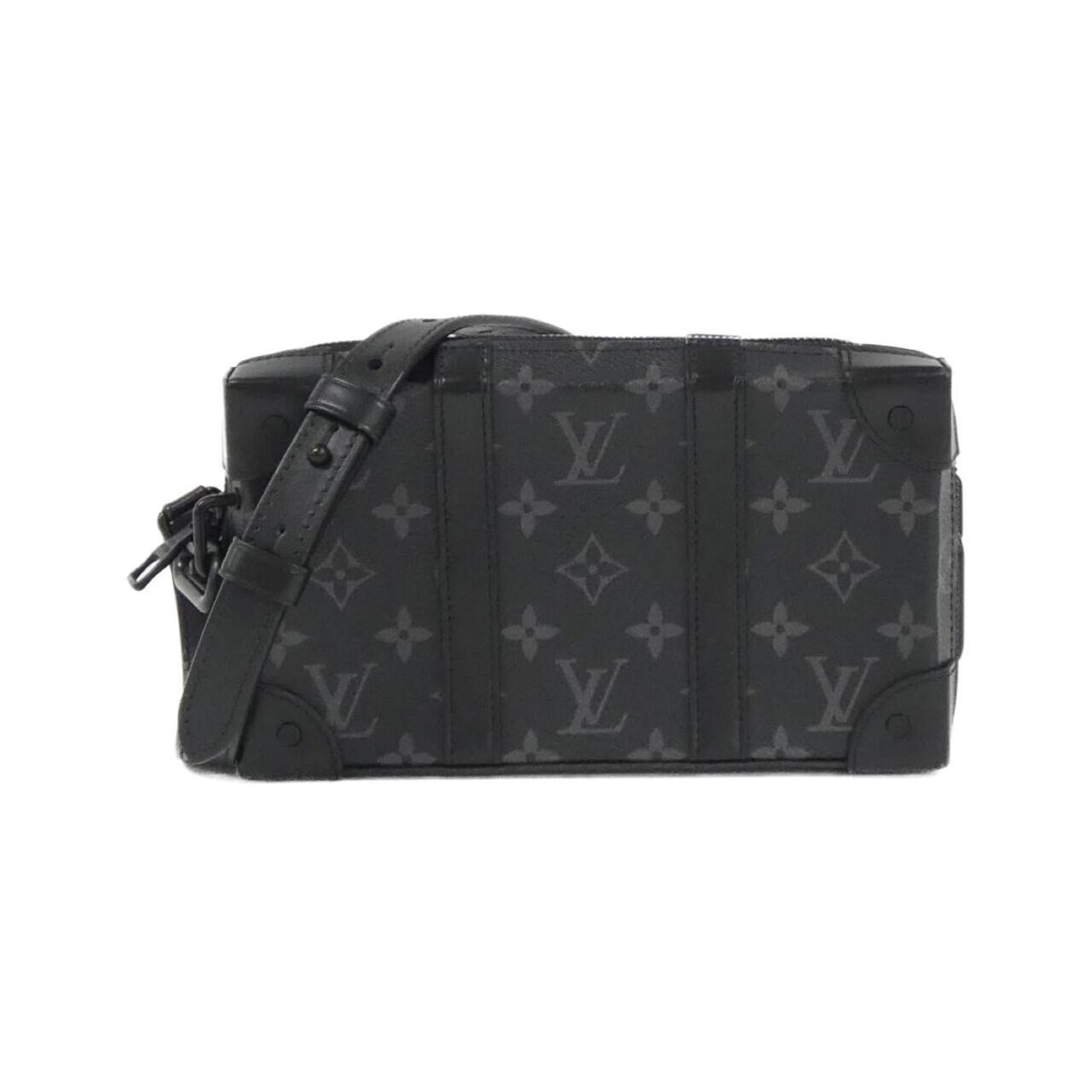 Louis Vuitton Black Coated Canvas Shoulder Bag