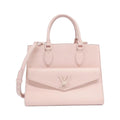 Louis Vuitton Pink Rose Leather Handbag