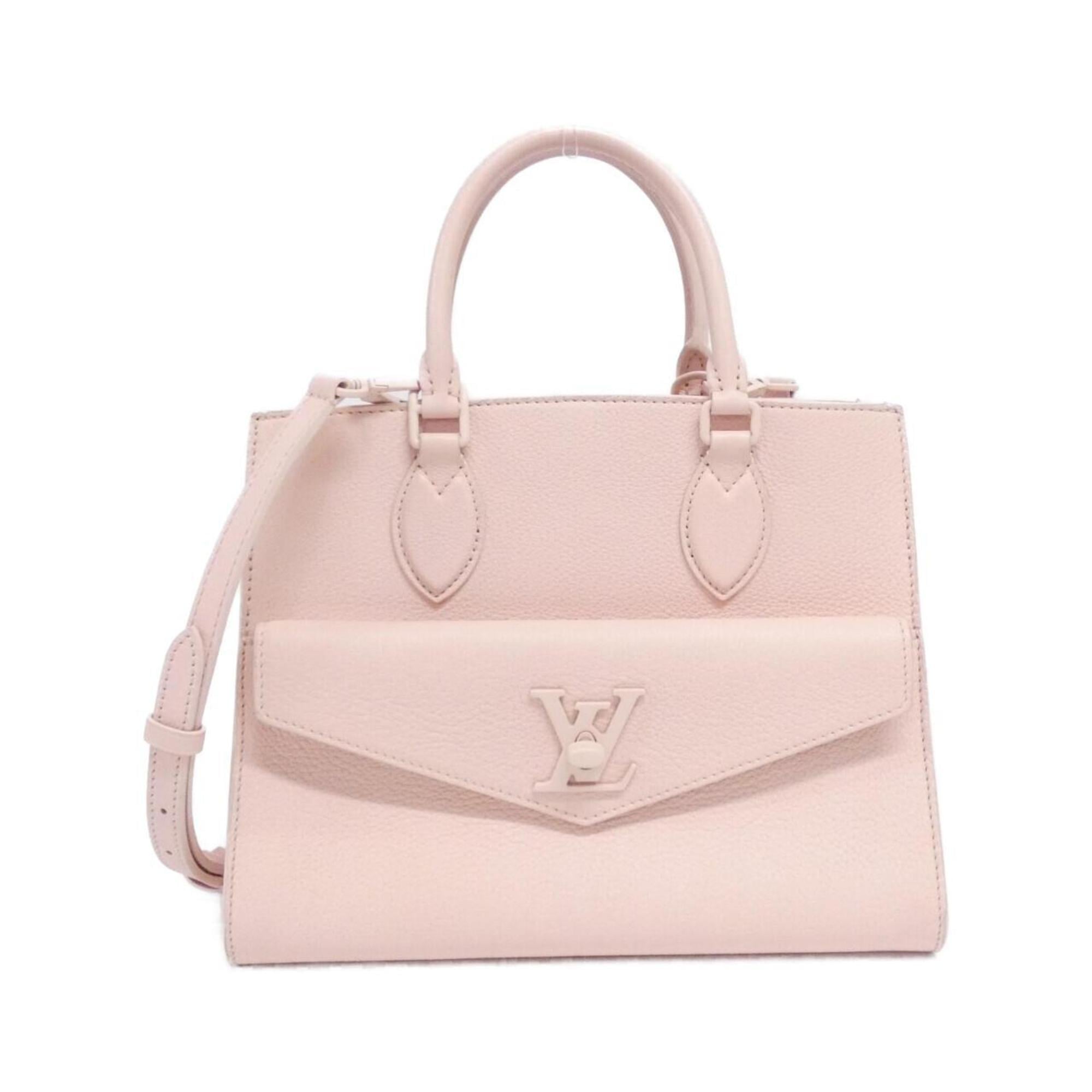 Louis Vuitton Pink Rose Leather Handbag