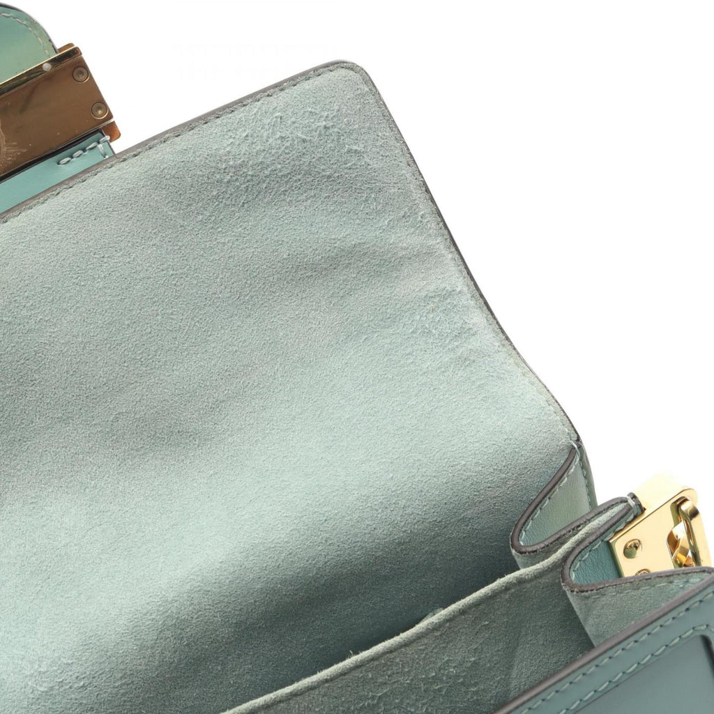 Louis Vuitton Green Leather Shoulder Bag