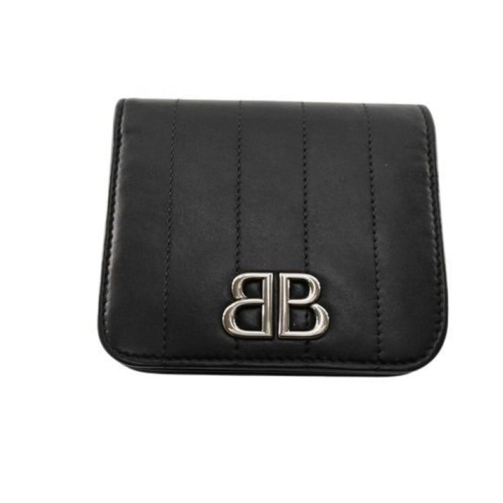 Balenciaga Black Leather Wallet (Bi-Fold)