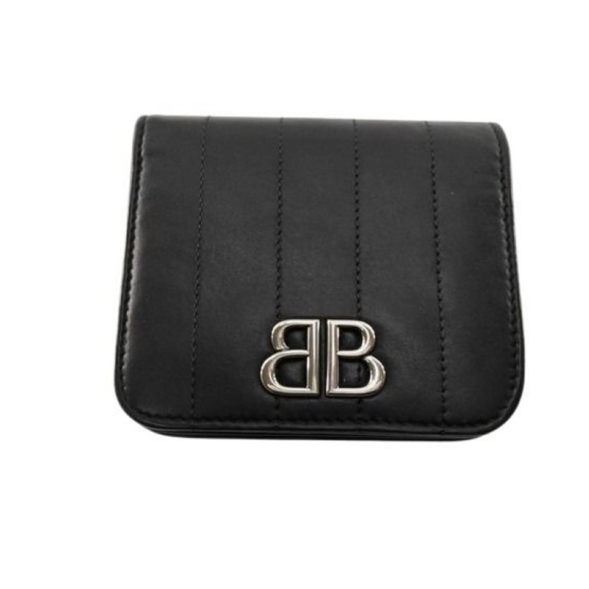 Balenciaga Black Leather Wallet (Bi-Fold)