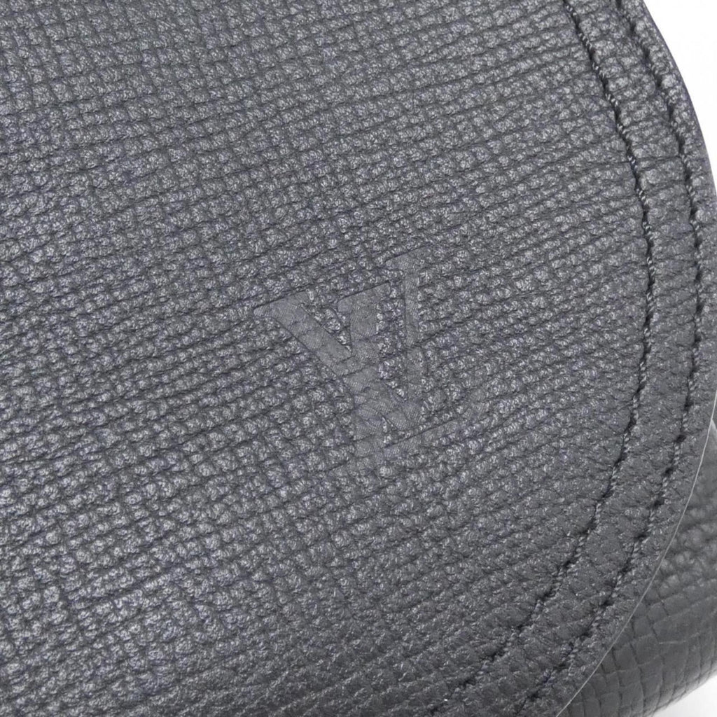 Louis Vuitton Black Denim Leather Shoulder Bag