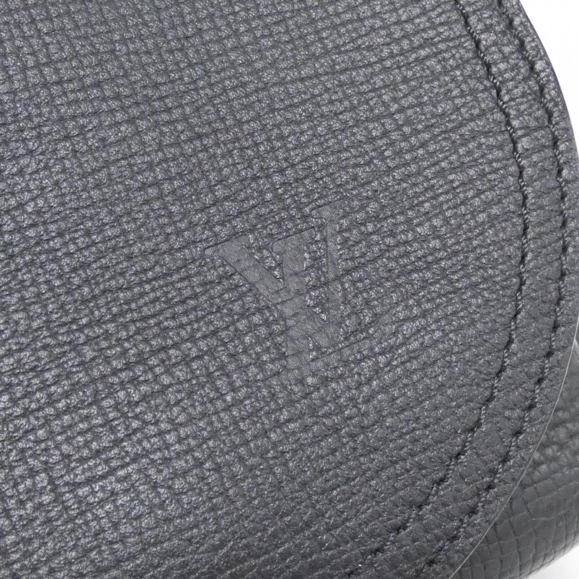 Louis Vuitton Black Denim Leather Shoulder Bag
