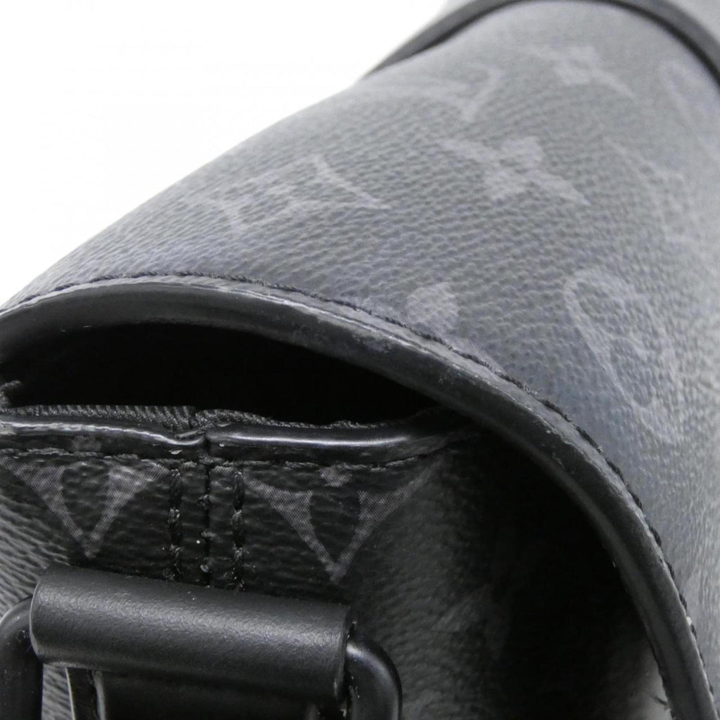 Louis Vuitton Black Coated Canvas Shoulder Bag