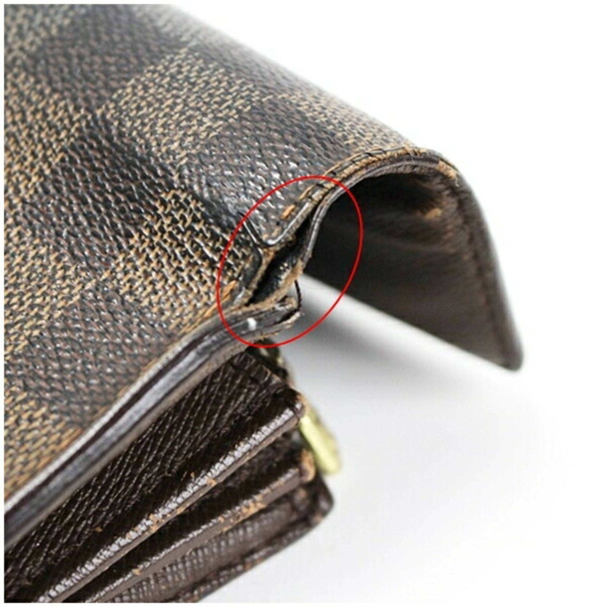 Louis Vuitton Brown Damier Canvas Long Wallet