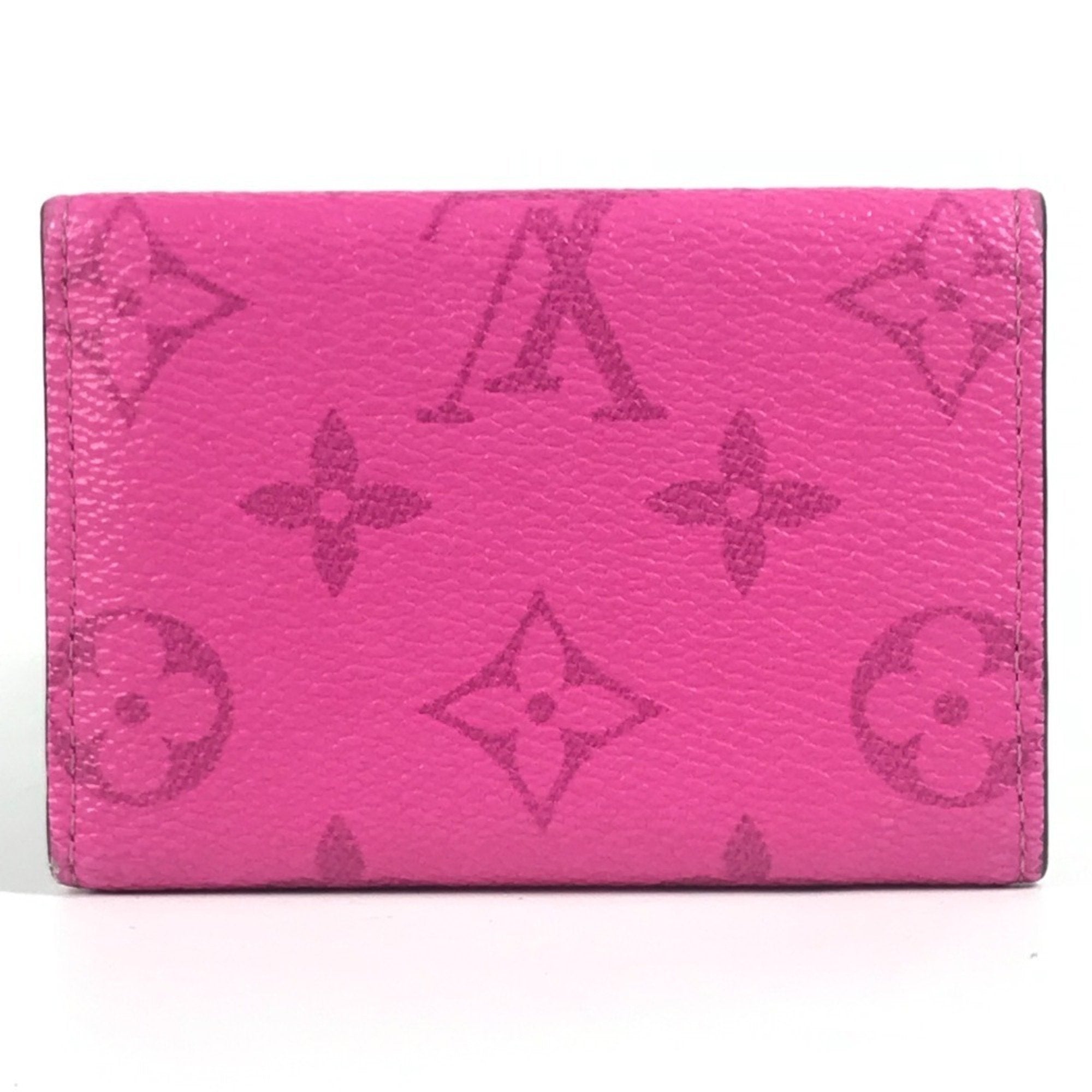 Louis Vuitton Pink Taigarama Wallet (Tri-Fold)