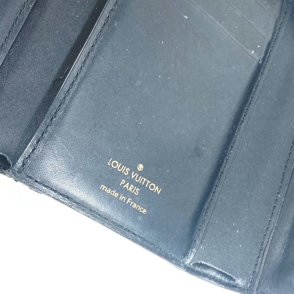 Louis Vuitton Monogram Black Brown Monogram Wallet (Tri-Fold)