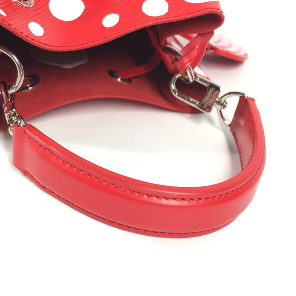 Louis Vuitton Red Color White Epi Leather Handbag Shoulder Bag