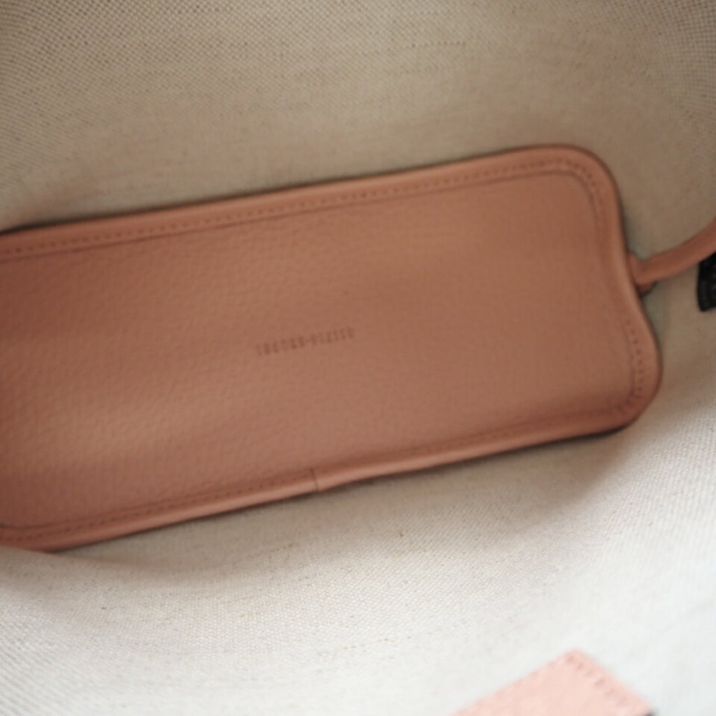 Gucci Pink Beige Coated Canvas Tote Bag (Pre-Owned)