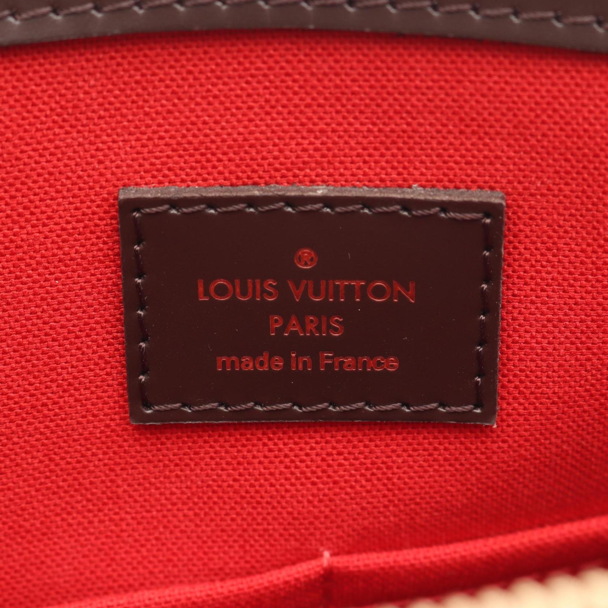 Louis Vuitton Damier Brown Ebene Coated Canvas Leather Shoulder Bag