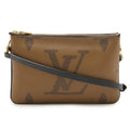 Louis Vuitton Brown Light Brown Monogram Monogram Reverse Clutch Bag Pochette Shoulder Bag
