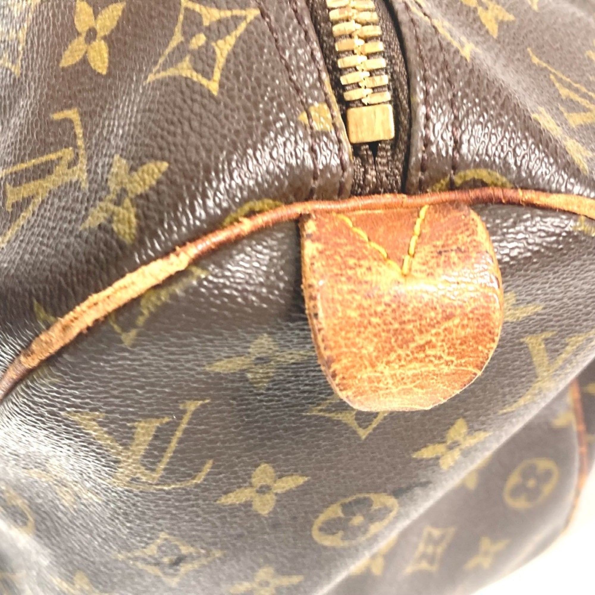 Louis Vuitton Brown Monogram Boston Bag