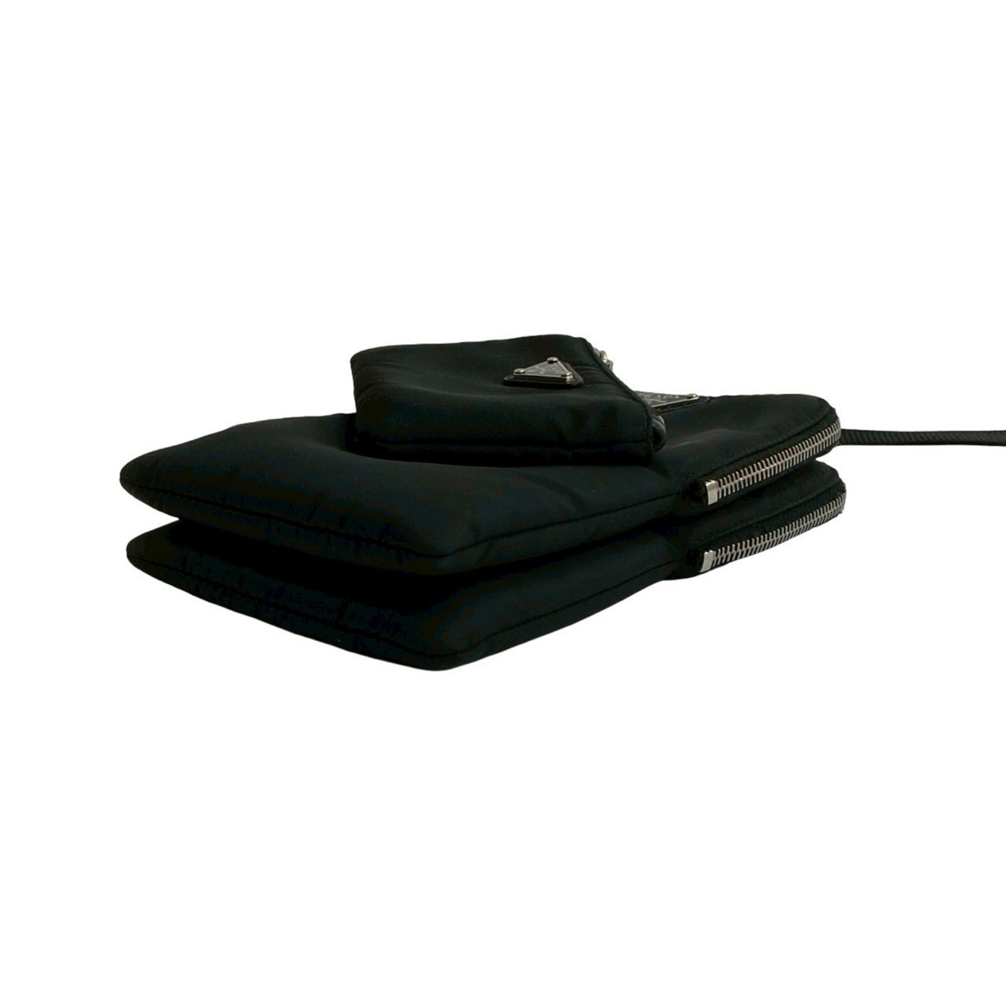 Prada Black Nylon Shoulder Bag