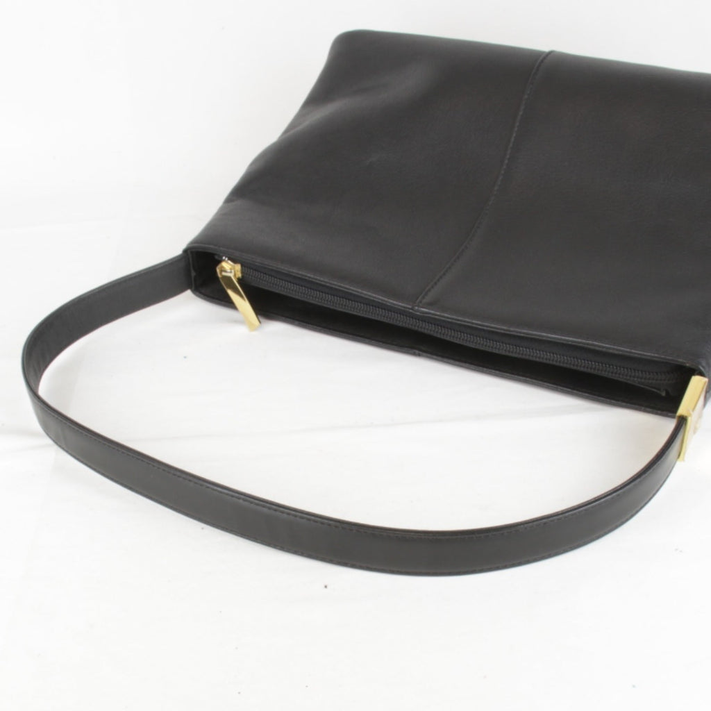 Burberry Black Leather Shoulder Bag
