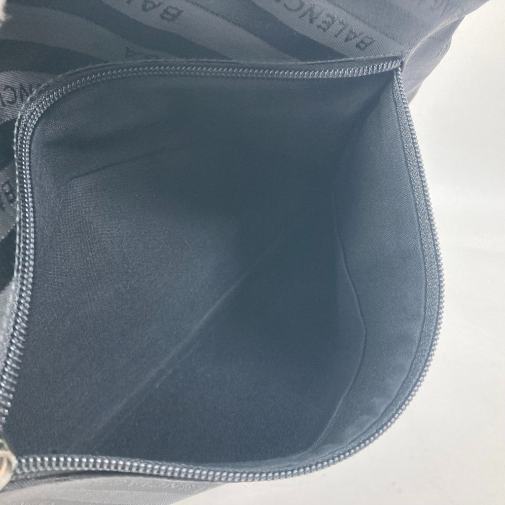 Balenciaga Black Cloth Clutch