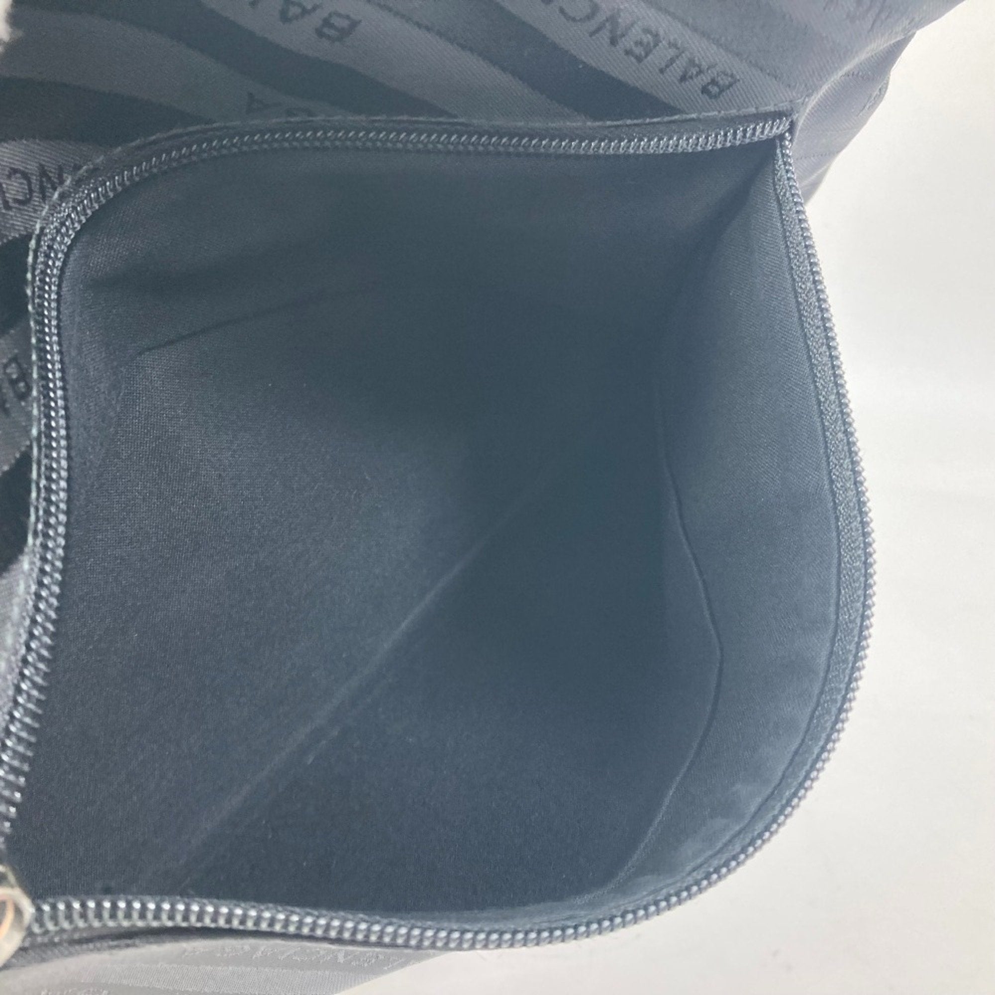 Balenciaga Black Cloth Clutch