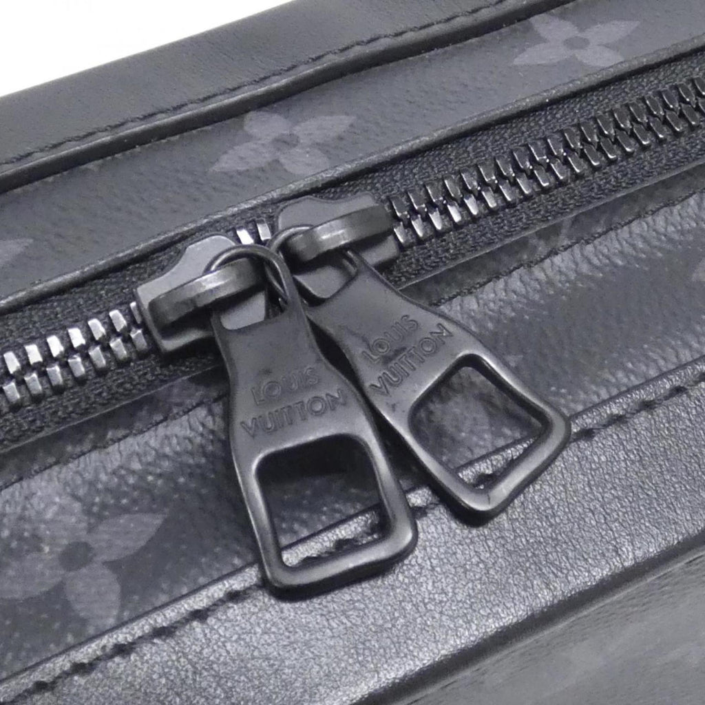Louis Vuitton Black Coated Canvas Shoulder Bag