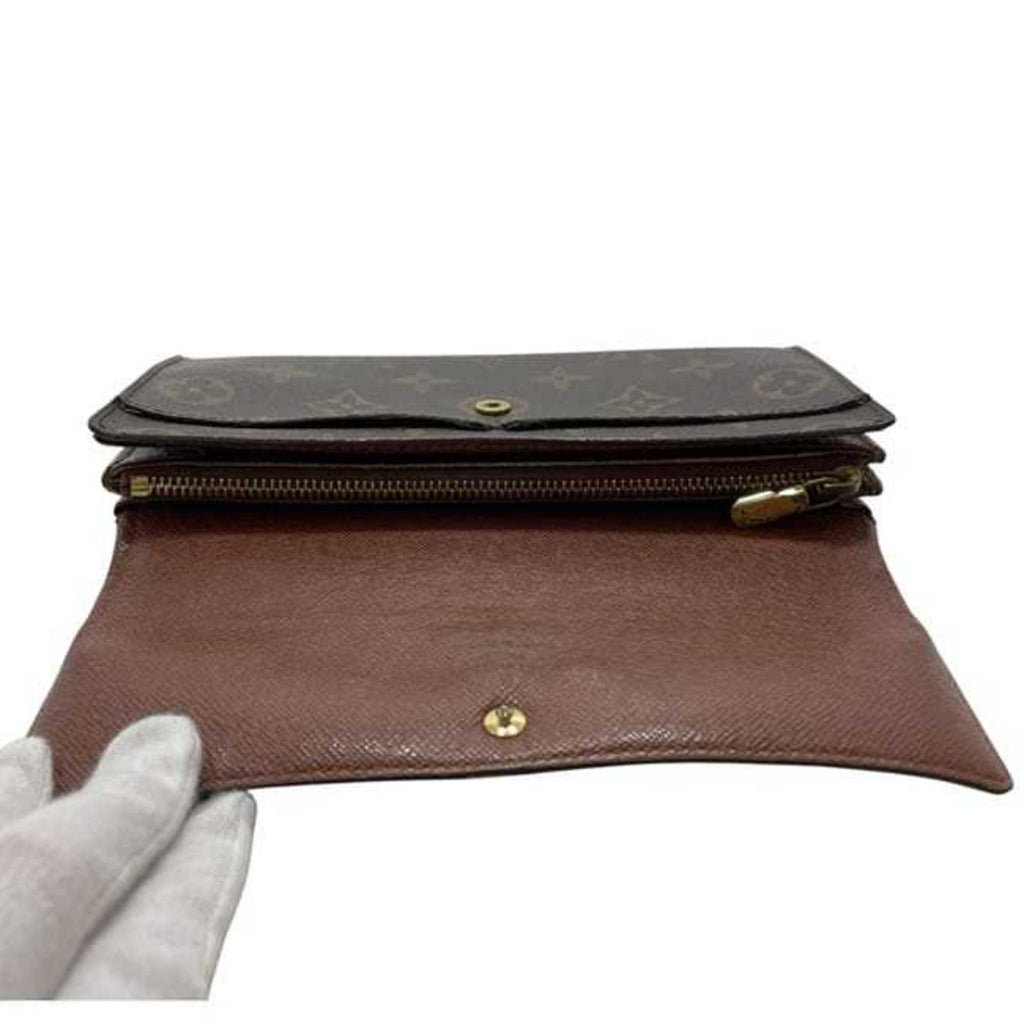 Louis Vuitton Brown Monogram Monogram Long Wallet