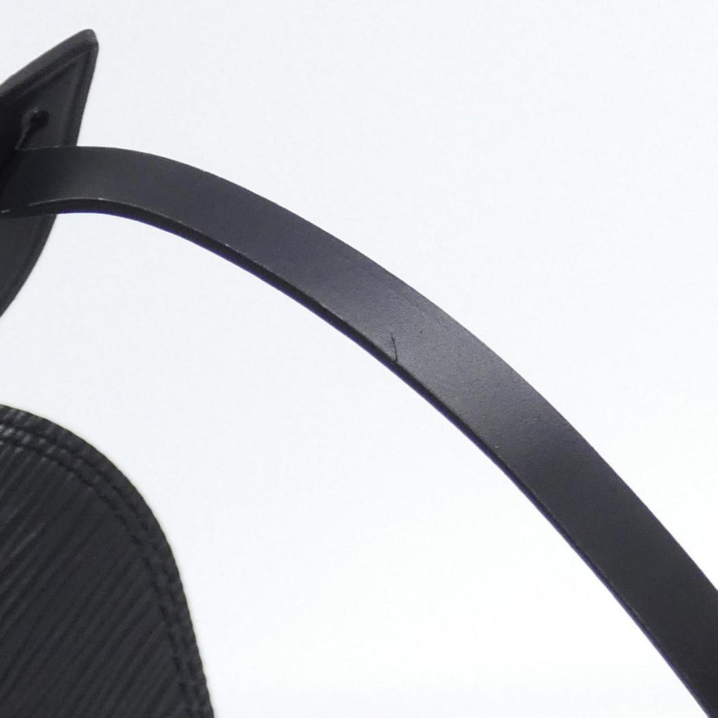 Louis Vuitton Black Leather Backpack