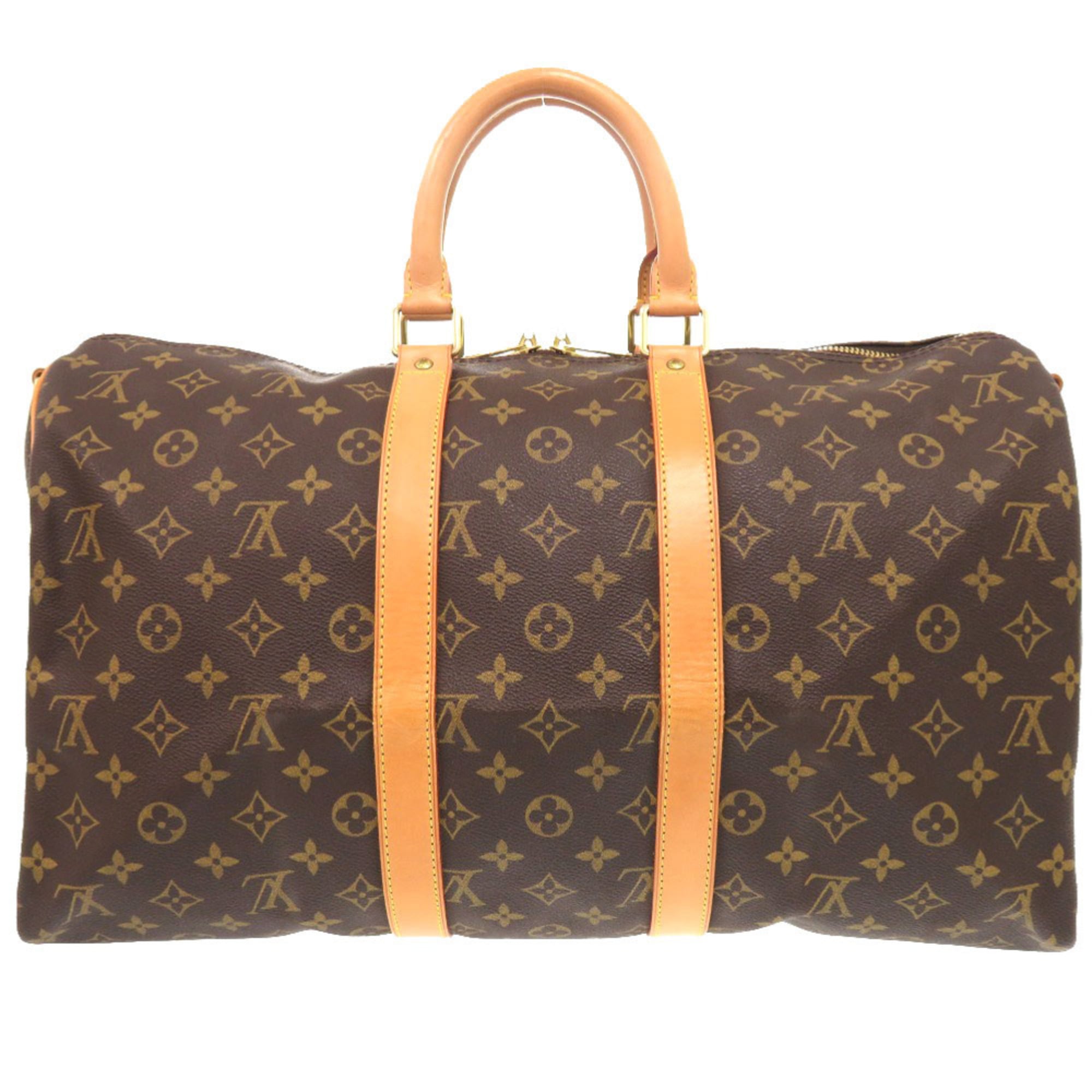 Louis Vuitton Brown Monogram Canvas Boston Bag