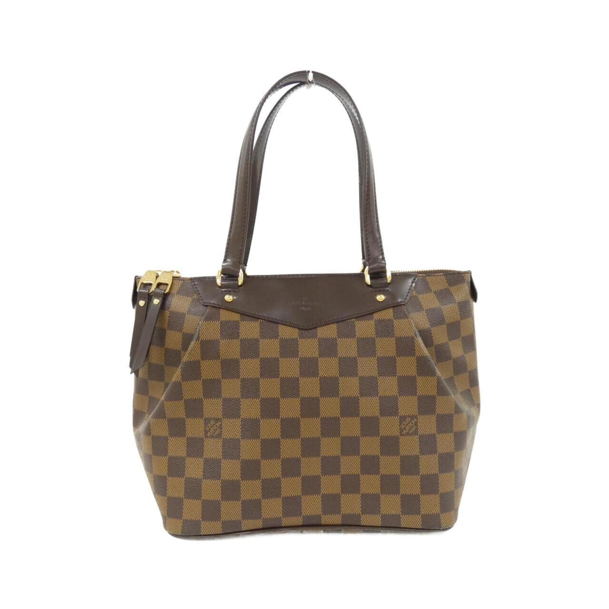 Louis Vuitton Ebene Coated Canvas Handbag