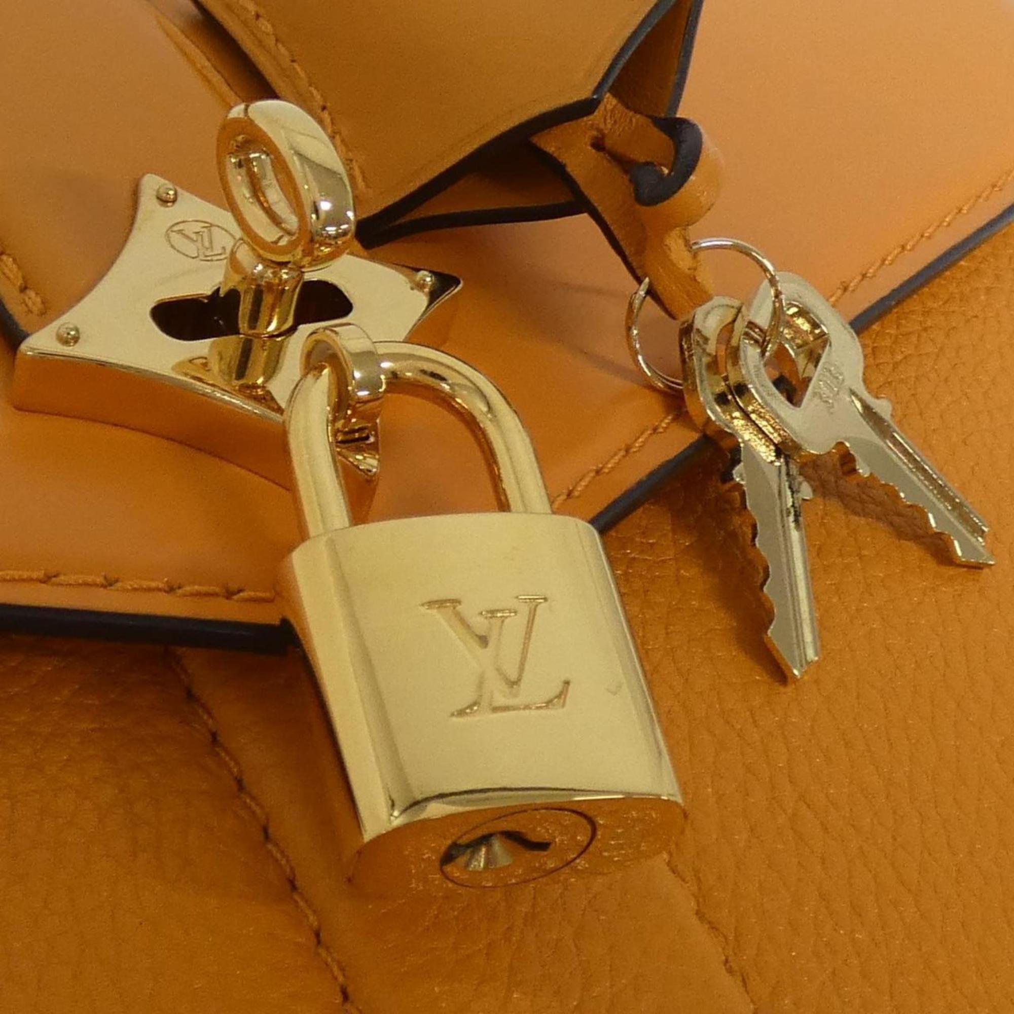 Louis Vuitton Gold Leather Handbag