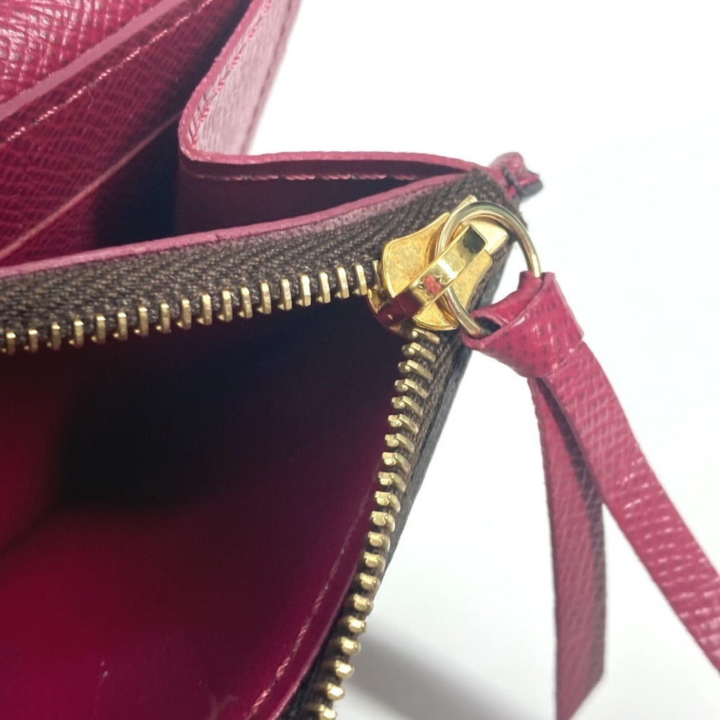 Louis Vuitton Brown Pink Metal Wallet