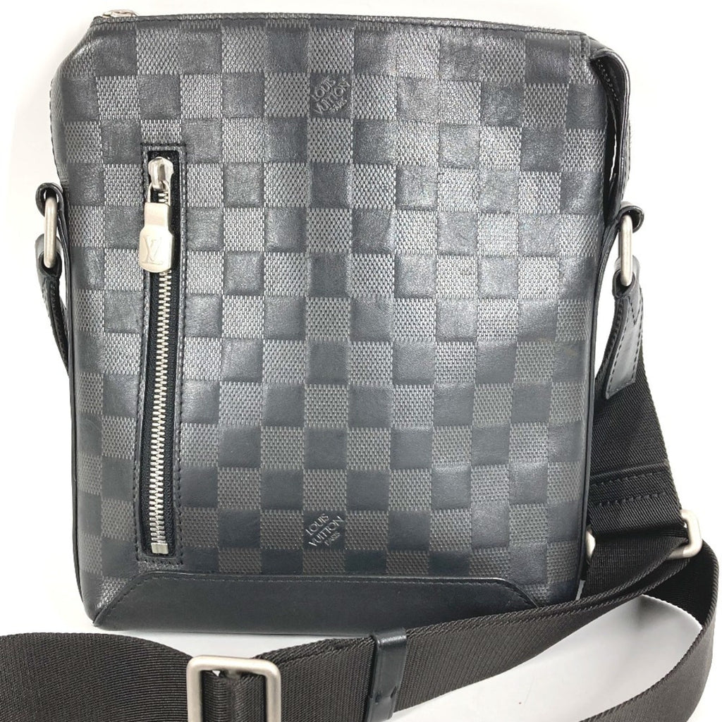 Louis Vuitton Black Damier Infini Leather Pochette Shoulder Bag