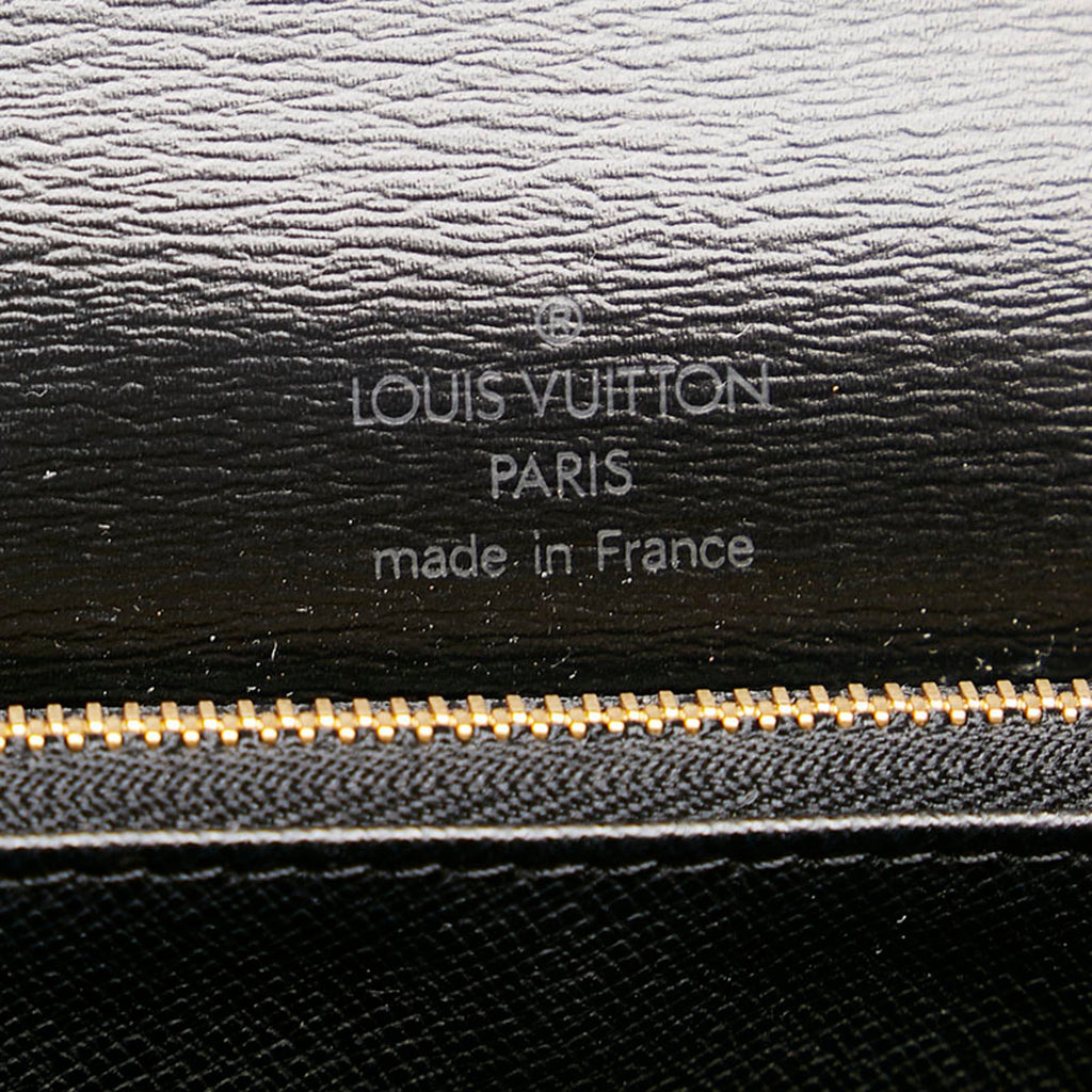 Louis Vuitton Black Noir Leather Handbag